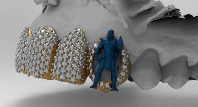 create any 3d custom grillz ready for printing high quality