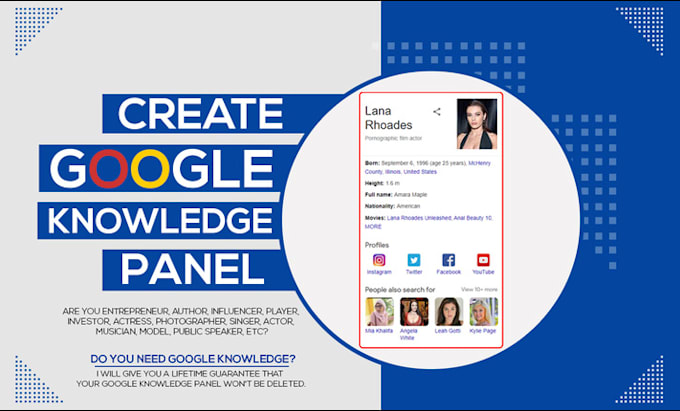 make an google knowledge panel for yourself or your company