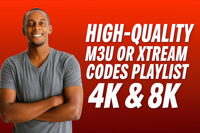 provide m3u playlist, restream connection, 8k, 4k server, live tv channel