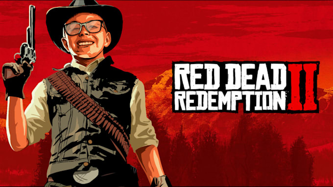 create draw portrait in red dead redemption rdr game style