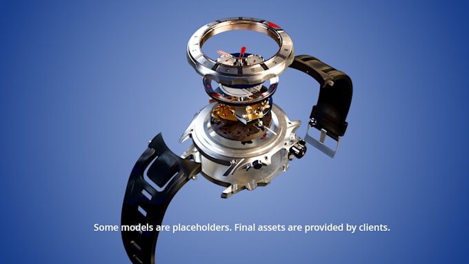 Create exploded view or turntable product animation by Daveson3d | Fiverr