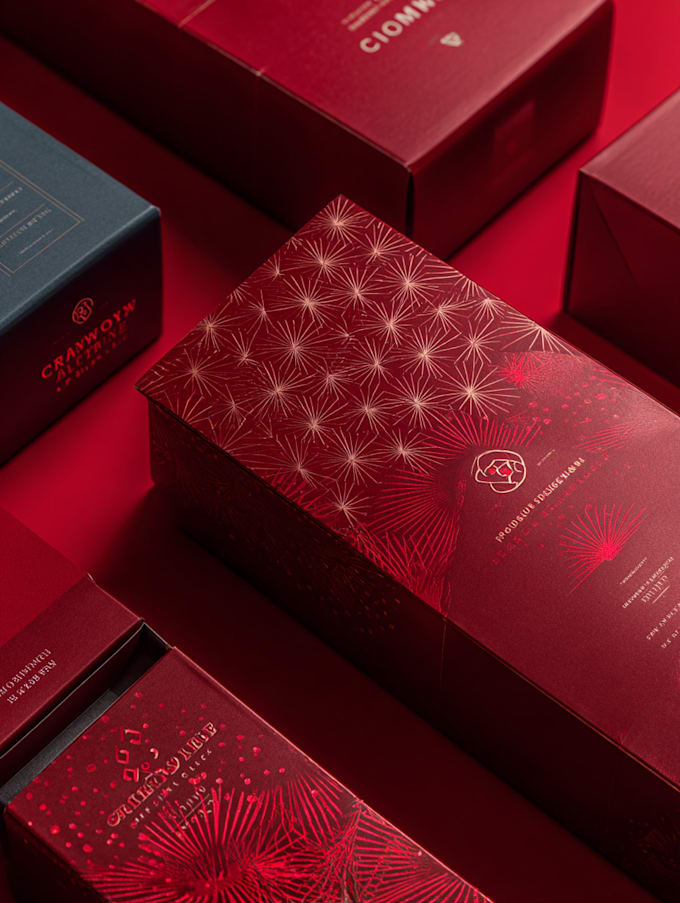 do modern and elegant product packaging and label design