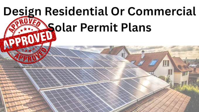 Design residential or commercial solar permit plans by Engin_james | Fiverr