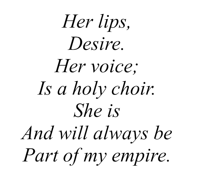 create custom romantic poem