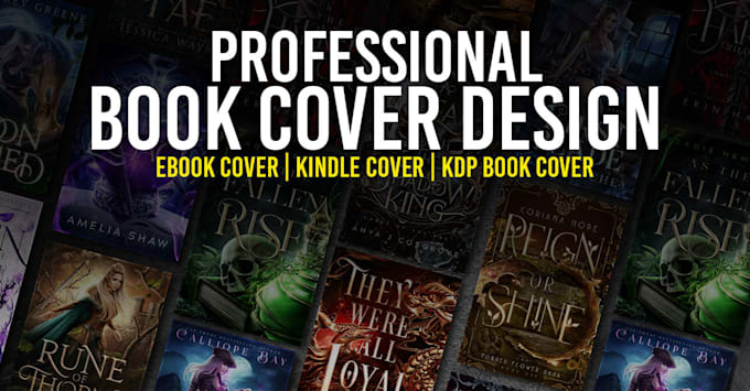 design professional book cover and kindle ebook designs