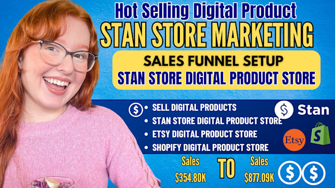 stan store marketing, stan store setup sales funnel stan store promotion