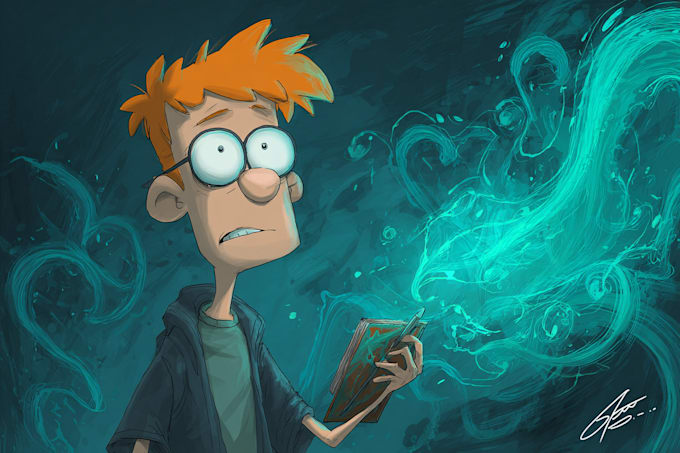 create cartoon character design