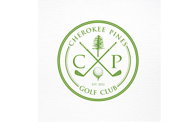 design creative unique new golf course logo