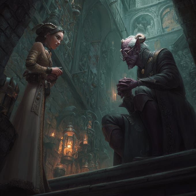 fantasy character art and concept design and illustration