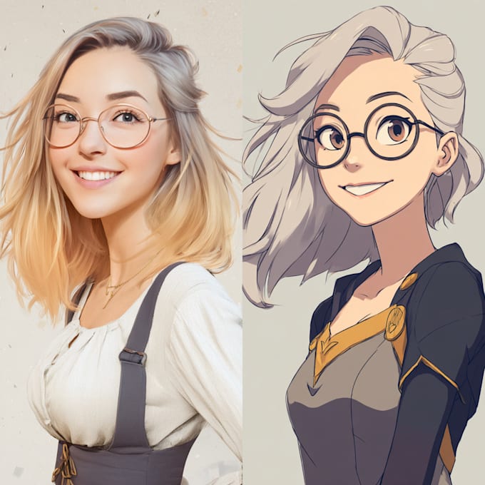 draw any sfw character in anime style