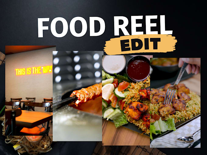edit eye catching food and restaurant reels
