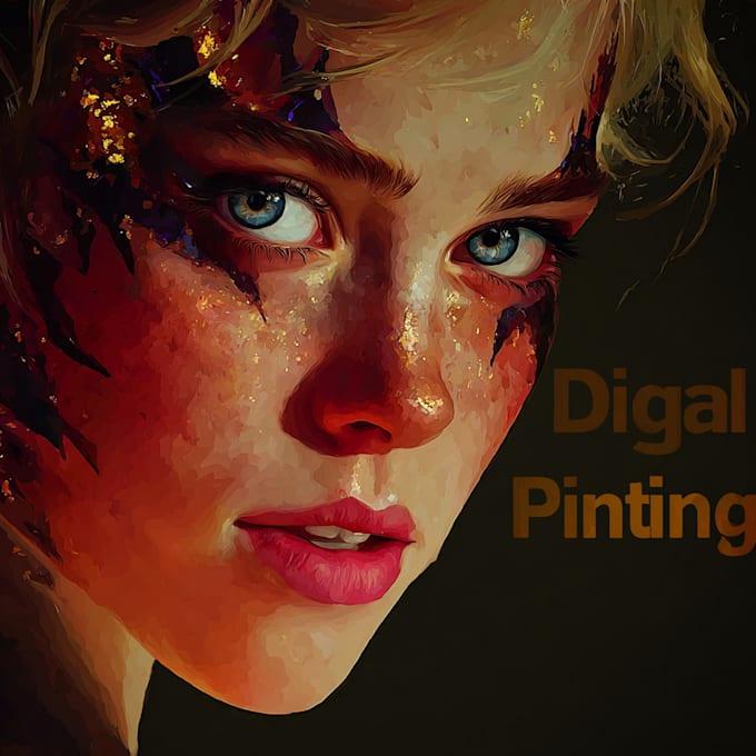 digital paint anything for you in procreate