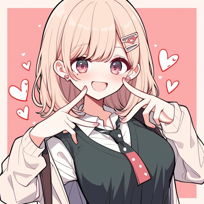 create cute anime profile pictures