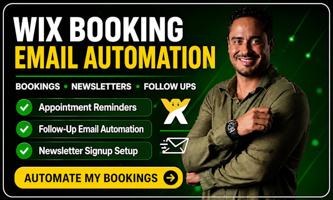 wix ascend booking form automation, wix newsletter appointment follow up email