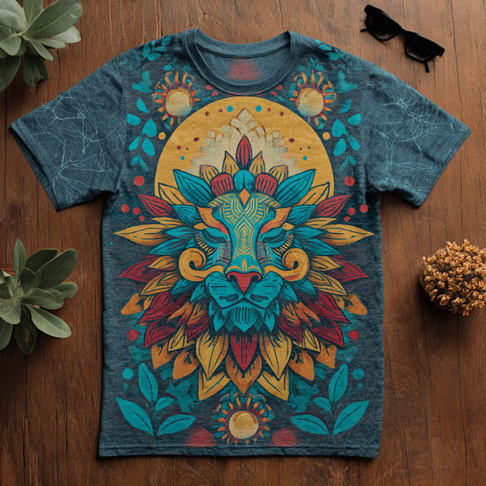 create vintage trendy unique t shirt design