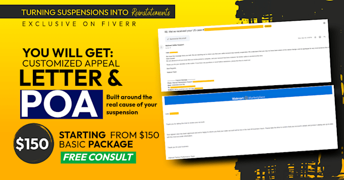 write a strong walmart suspension appeal and plan of action