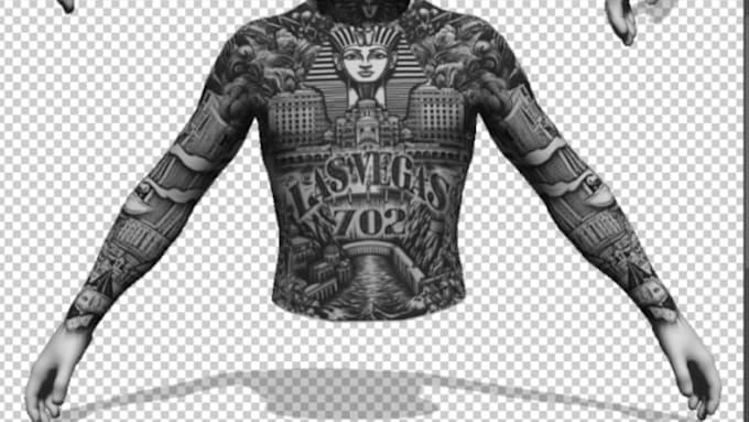 design custom full body tattoos for your fivem characters