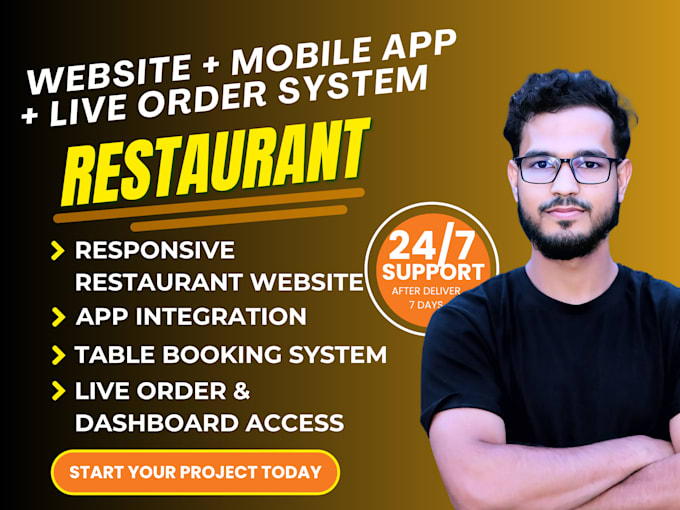 build your restaurant website with online food ordering and table booking system