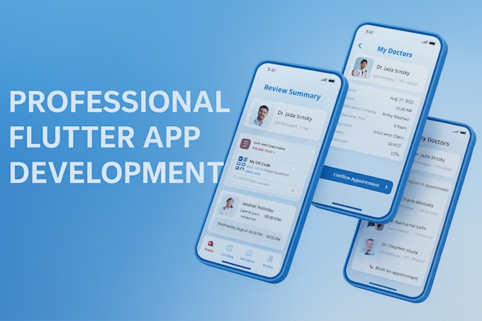 develop a health app with doctor appointments