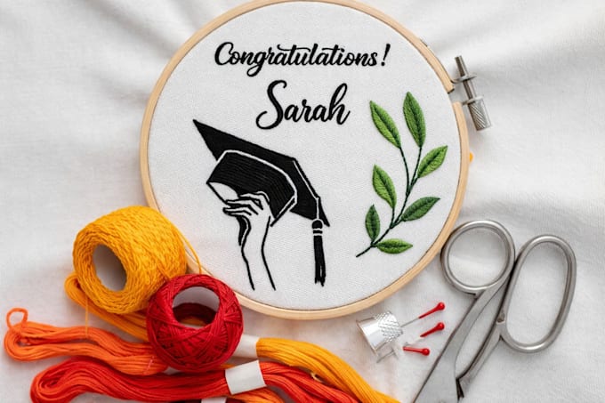 create beautiful hand embroidery pattern for you