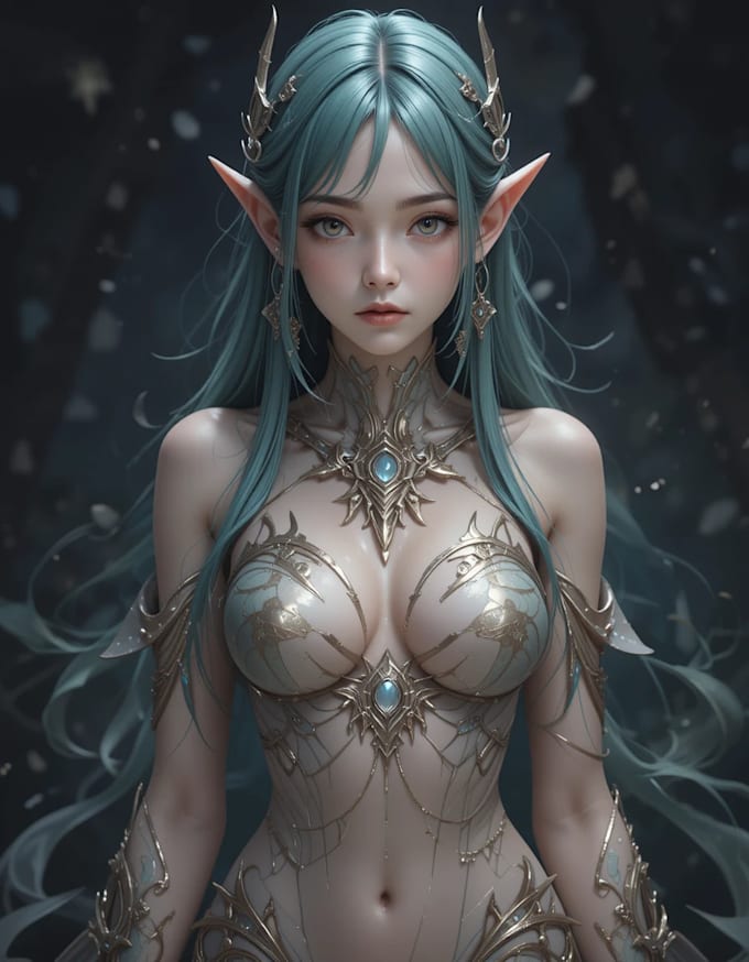 draw realistic fantasy character