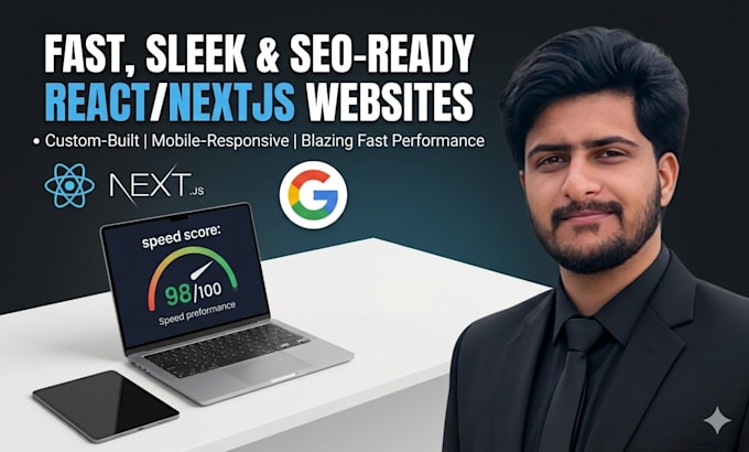 Créer un site web rapide, élégant et optimisé pour le seo avec react nextjs