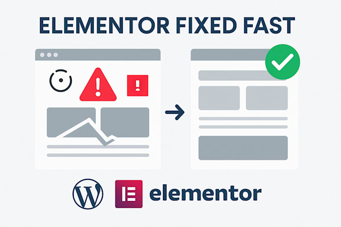 fix any elementor issues