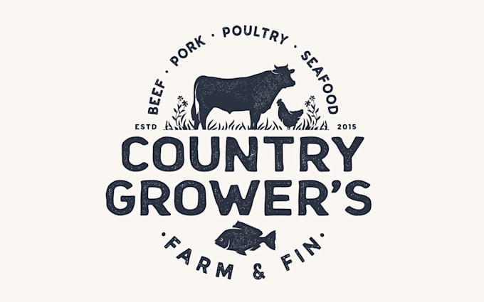 design a western, cattle brand logo for your ranch or farm