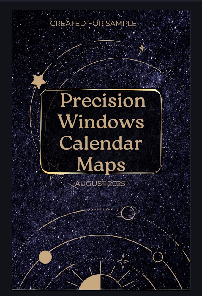provide precision timing calendars mapped by the hour