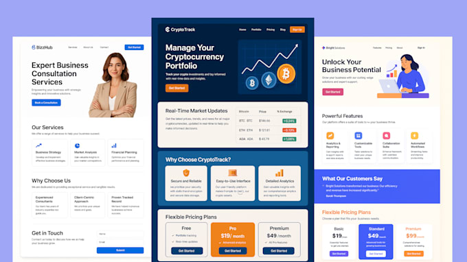 Design your website and deliver responsive html css code by Ahmedasif07 ...