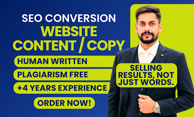 be your best seo website copywriter for website copy or website content