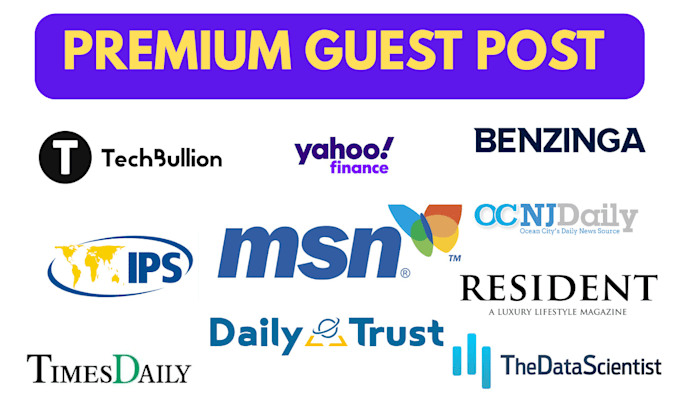 do premium guest post on techbullion and msn,com