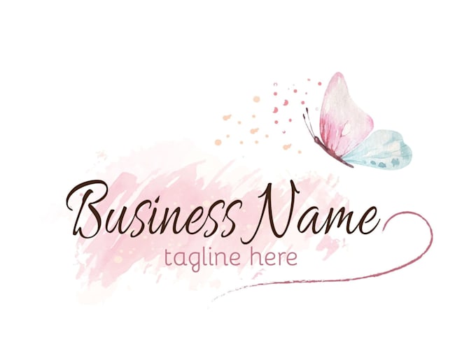 design a beautiful and elegant butterfly logo for your brand