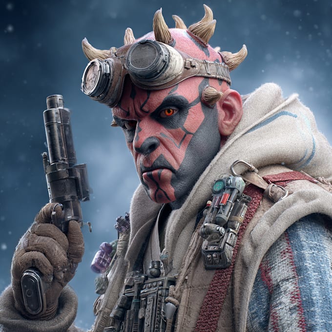 Create a sci fi art , sci fi character and concept art game art ...