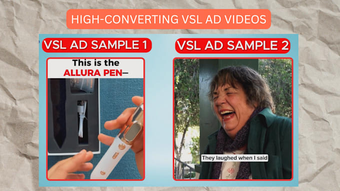 create a high converting  vsl videos