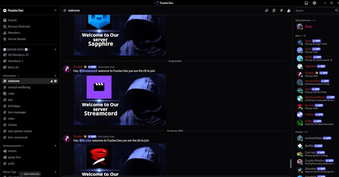 build custom discord servers