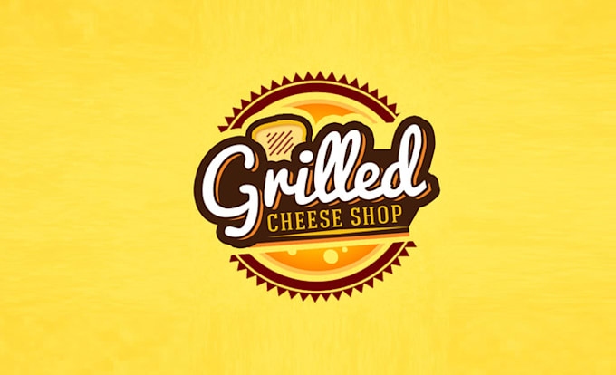design super a grilled cheese restaurant logo