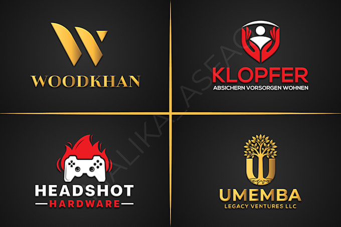 do modern minimalist and business logo design