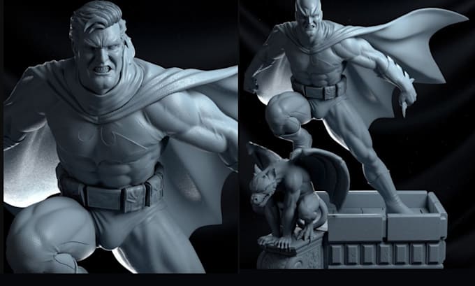 Sculpt 3d articulated action figure, superhero stl for 3d printing ...