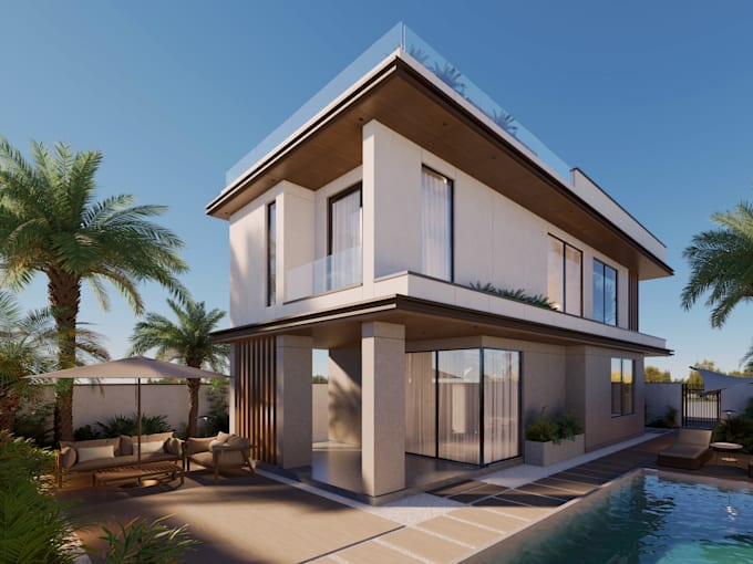 create sketchup 3d model and architectural rendering interior or exterior