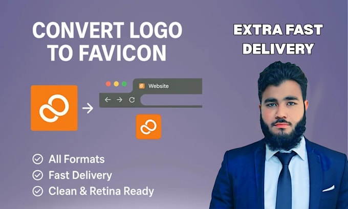 Create favicon, convert logo to favicon and design favicon by Afaqkhan ...
