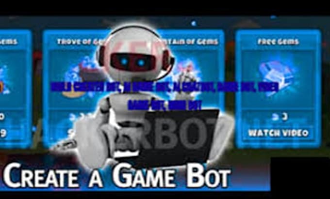 Develop complete game bot, aviator crash game, cheated gaming bot, ai ...