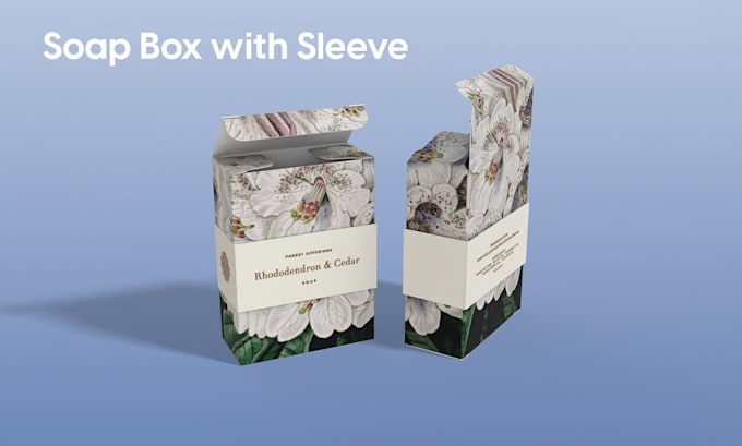 creative soap design, packaging, and label, box design