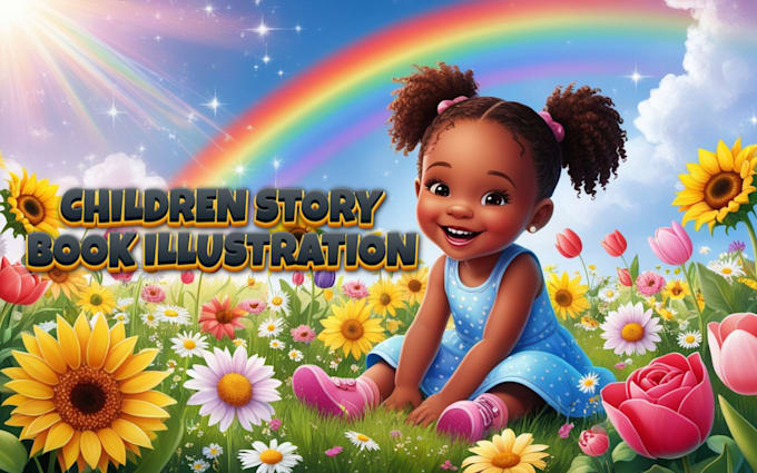 Do watercolor children book illustration, children story book ...