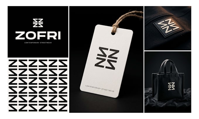 design a monogram logo pattern for your brand