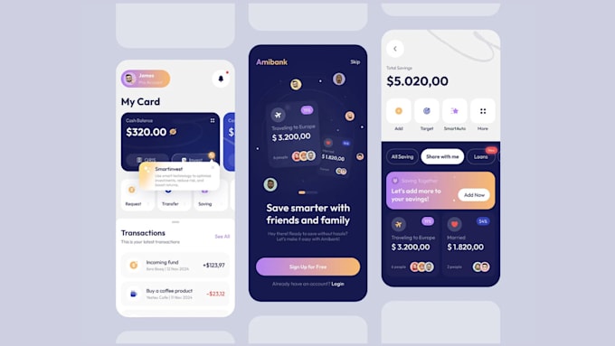 develop a secure fintech app for banking, payments, or crypto wallet