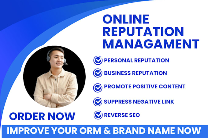 do online reputation management, ORM, reverse SEO to remove negative links