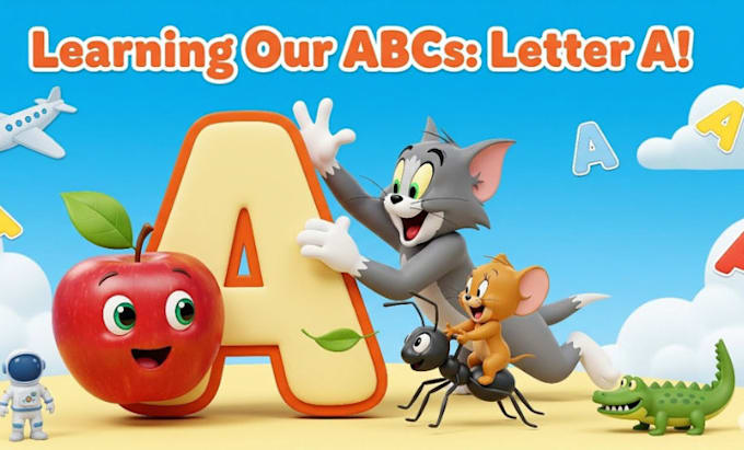 create fun, engaging kids videos with colorful animation and voiceover