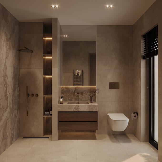 design and render your bathroom