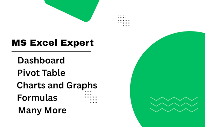 create excel pivot table, formulas, graphs and charts